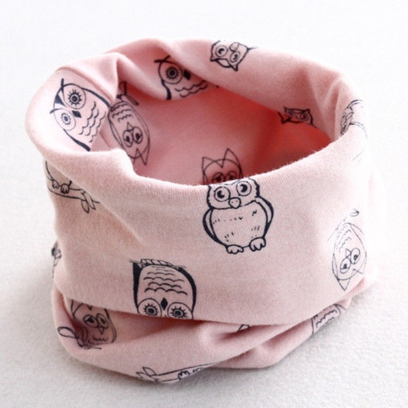 Other - *HP*!! Pink owl kids infinity scarf